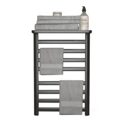 Giàn sấy khăn tắm khăn mặt màu đen Miken R395B