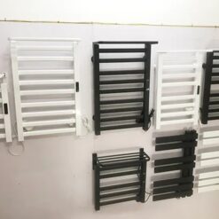 Giàn sấy khăn tắm khăn mặt màu đen Miken R396B