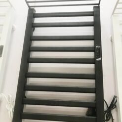 Giàn sấy khăn tắm khăn mặt màu đen Miken R396B