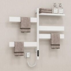 Giàn sấy khăn tắm khăn mặt màu trắng kết nối APP điện thoại thông minh Miken G69W Wifi