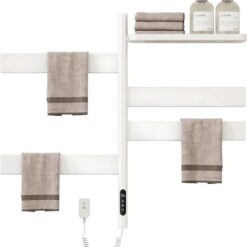 Giàn sấy khăn tắm khăn mặt màu trắng kết nối APP điện thoại thông minh Miken G69W Wifi