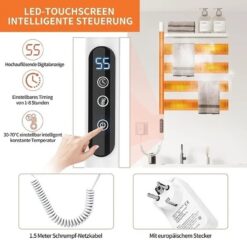 Giàn sấy khăn tắm khăn mặt màu trắng kết nối APP điện thoại thông minh Miken G69W Wifi