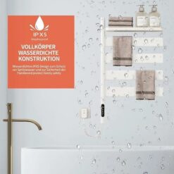 Giàn sấy khăn tắm khăn mặt màu trắng kết nối APP điện thoại thông minh Miken G69W Wifi