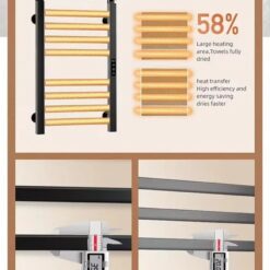 Giàn sấy khăn tắm khăn mặt màu trắng kết nối APP điện thoại thông minh Miken R395W-Wifi