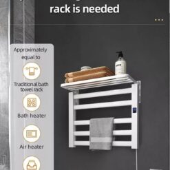 Giàn sấy khăn tắm khăn mặt màu trắng Miken R330W