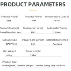 Giàn sấy khăn tắm khăn mặt màu vàng Miken G318G