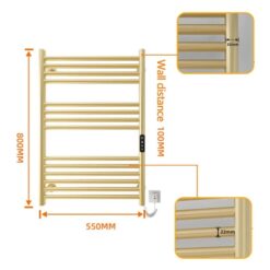 Giàn sấy khăn tắm khăn mặt màu vàng Miken G318G