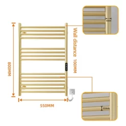 Giàn sấy khăn tắm khăn mặt màu vàng Miken G318G