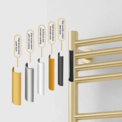 Giàn sấy khăn tắm khăn mặt màu vàng Miken G318G