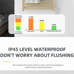 Giàn sấy khăn tắm khăn mặt màu vàng Miken G318G