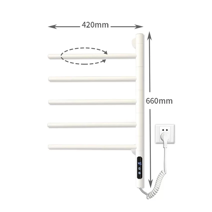 Ứng dụng thực tế Giàn sấy khăn tắm khăn mặt Miken G63W Ứng dụng thực tế Giàn sấy khăn tắm khăn mặt Miken G63W