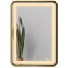 Gương led chữ nhật 50x70cm GLS ánh sáng trong khung viền nhôm