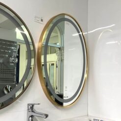 Gương led ellipes 50x70cm GLS ánh sáng trong khung viền nhôm 9 Gương led ellipes 50x70cm GLS ánh sáng trong khung viền nhôm