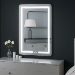 Gương Led GLS BQ35R38 chữ nhật đứng 50x70cm