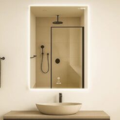 Gương Led GLS HM35R30 chữ nhật đứng 50x70cm