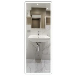 Gương led toàn thân 60x160cm GLS M35R74 ánh sáng ngoài hoa văn