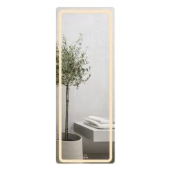 Gương led toàn thân 60x160cm GLS Q35R75 ánh sáng trong hoa văn