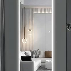 Gương led toàn thân 60x160cm hoa văn GLS M35R76