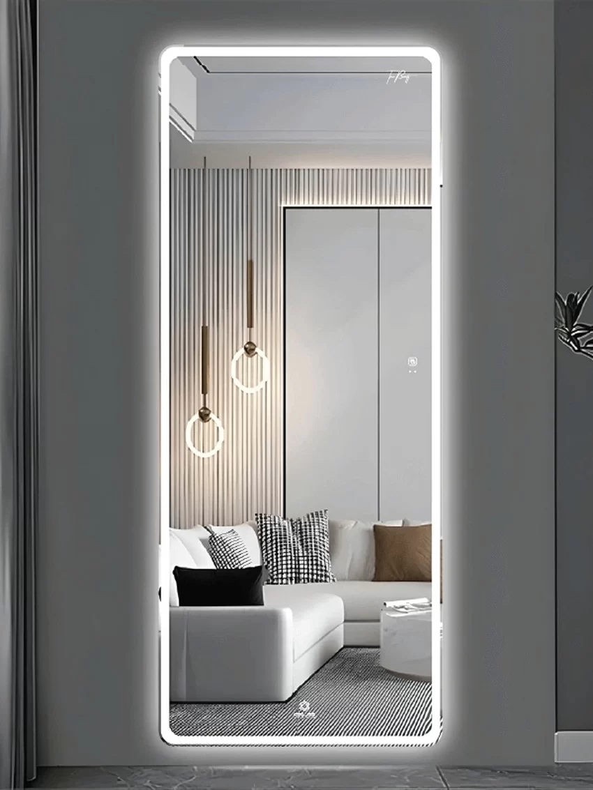 Gương led toàn thân 60x160cm hoa văn GLS M35R76 Gương led toàn thân 60x160cm hoa văn GLS M35R76