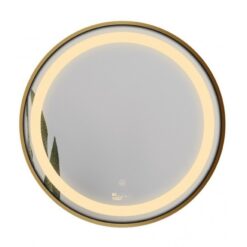Gương led tròn D60cm GLS ánh sáng trong khung viền nhôm