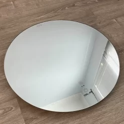 Gương led tròn D60cm GLS M20C80 ánh sáng ngoài mài cạnh đứng