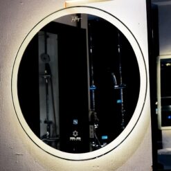 Gương led tròn D60cm GLS M20C86 ánh sáng ngoài hoa văn 9 Gương led tròn D60cm GLS M20C86 ánh sáng ngoài hoa văn