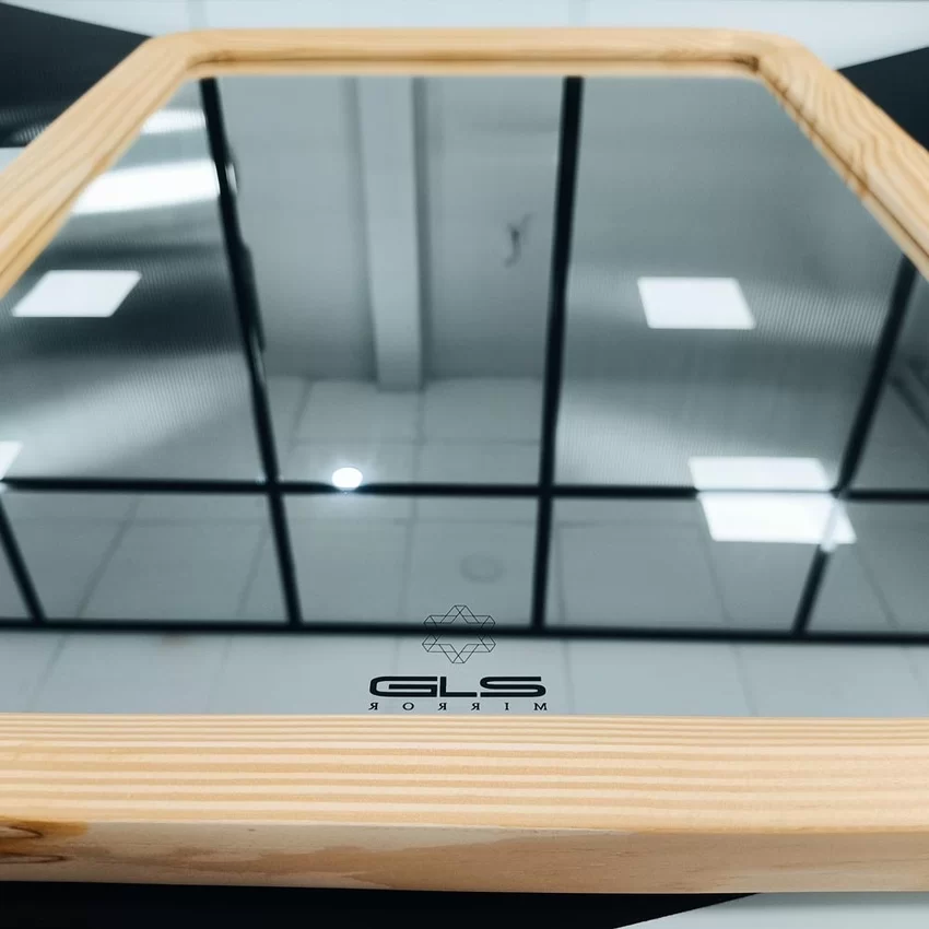 Gương soi chữ nhật khung viền gỗ 50x70cm GLS F47R30 Gương soi chữ nhật khung viền gỗ 50x70cm GLS F47R30