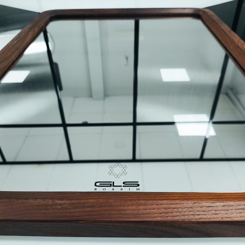 Gương soi chữ nhật khung viền gỗ 50x70cm GLS F46R30 / F47R30 / F48R30 9 Gương soi chữ nhật khung viền gỗ 50x70cm GLS F46R30 / F47R30 / F48R30