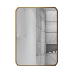 Gương soi chữ nhật khung viền nhôm 50x70cm GLS