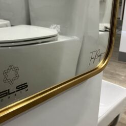 Gương soi chữ nhật khung viền nhôm 50x70cm GLS