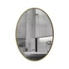 Gương soi ellipes khung viền nhôm 50x70cm GLS