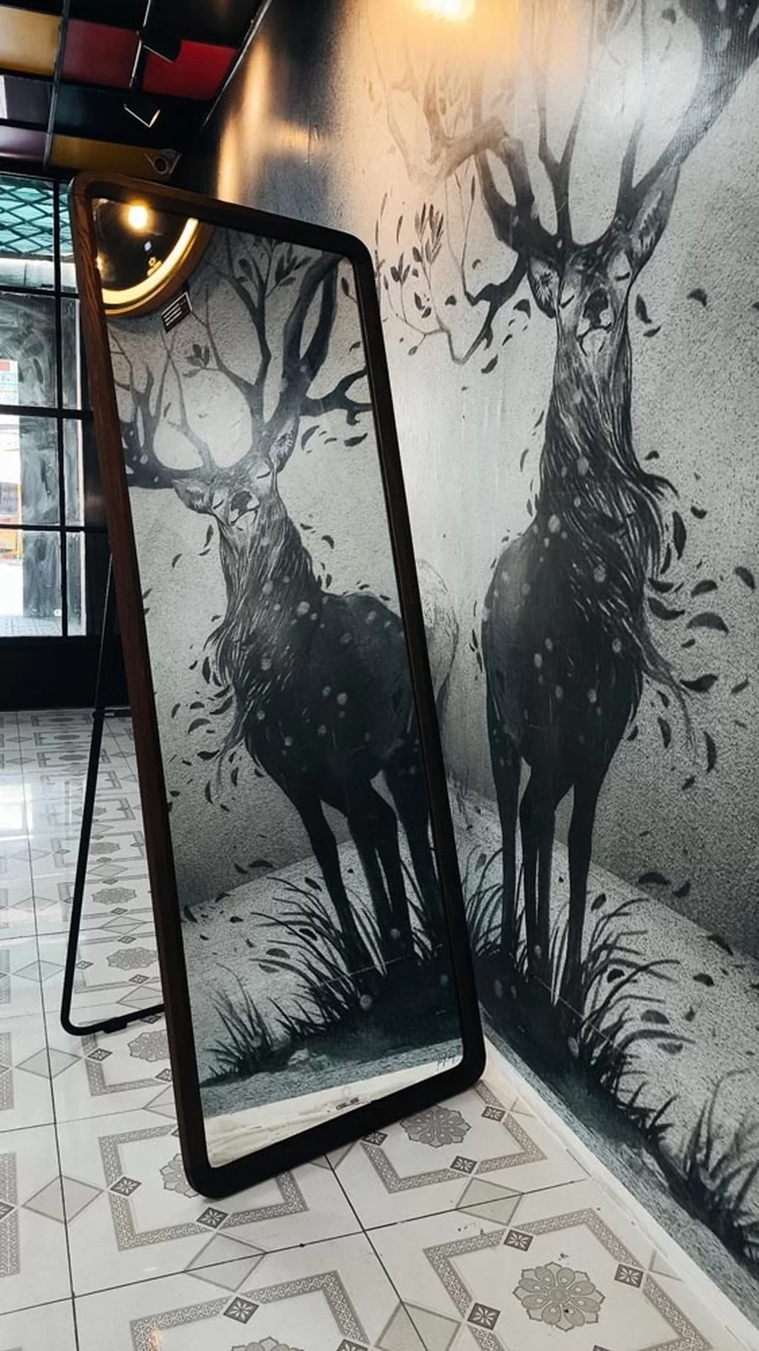 Gương soi toàn thân khung gỗ 60x160cm GLS F48R70 15 Gương soi toàn thân khung gỗ 60x160cm GLS F48R70