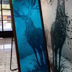 Gương soi toàn thân khung gỗ 60x160cm GLS F48R70 10 Gương soi toàn thân khung gỗ 60x160cm GLS F48R70