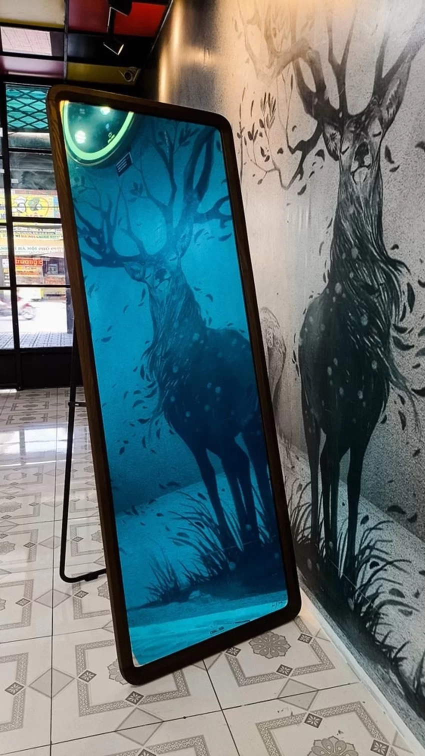 Gương soi toàn thân khung gỗ 60x160cm GLS F48R70 16 Gương soi toàn thân khung gỗ 60x160cm GLS F48R70