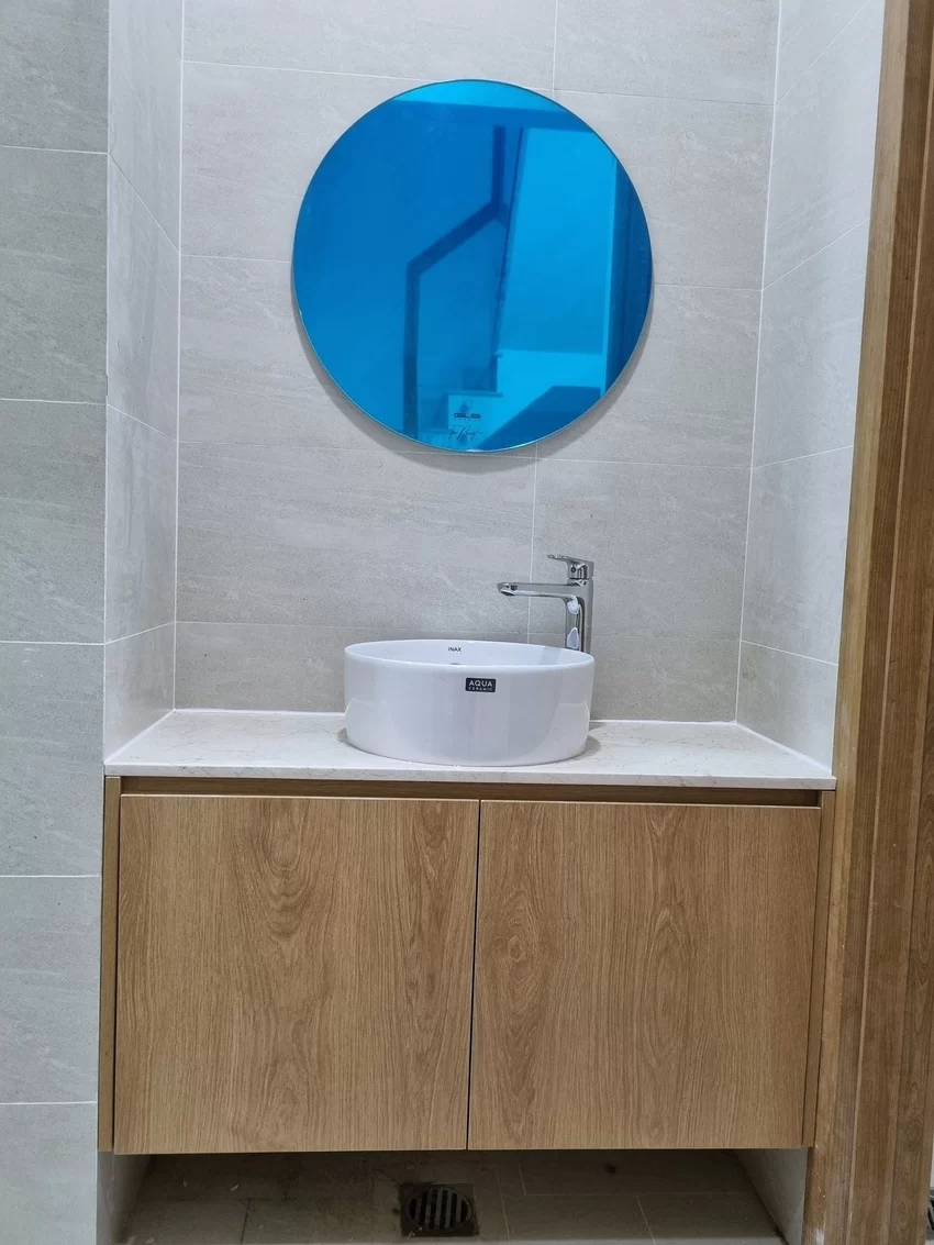 Gương soi tròn D60cm mài cạnh đứng Gương soi tròn D60cm mài cạnh đứng GLS S00C80