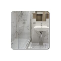 Gương soi vuông 60x60cm hoa văn GLS S00S22