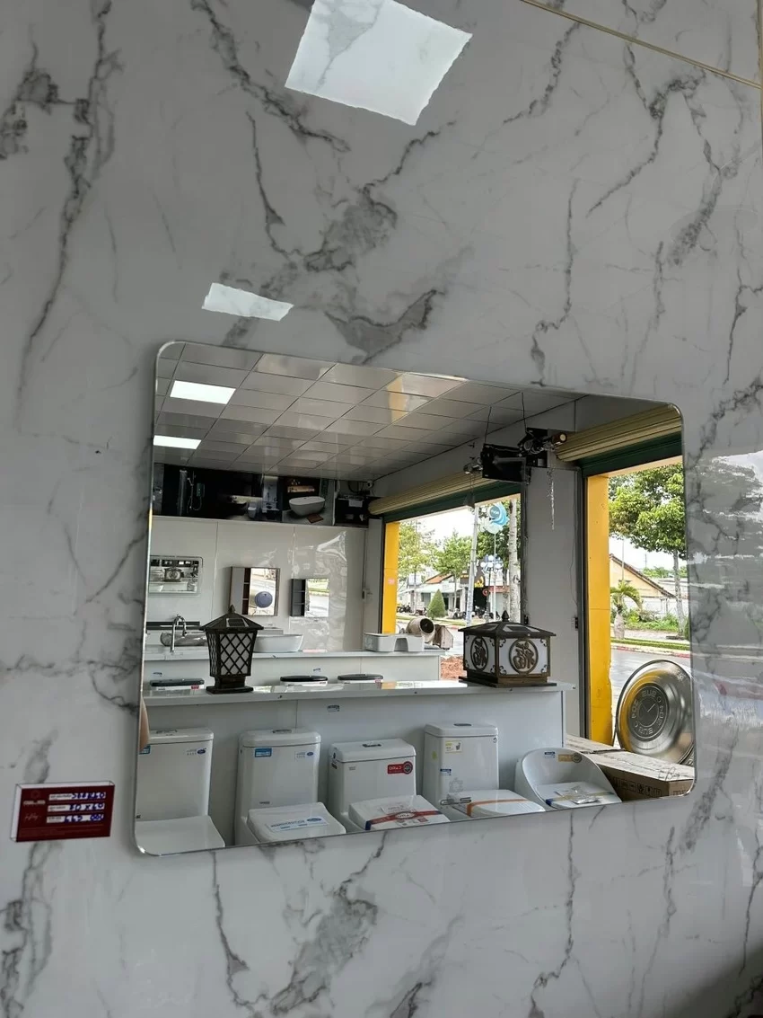 Gương trơn GLS BS00R60 chữ nhật ngang 80x60cm Gương trơn GLS BS00R60 chữ nhật ngang 80x60cm
