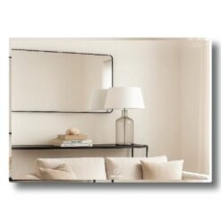 Gương trơn GLS BS00R61 chữ nhật ngang 80x60cm vát cạnh