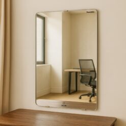 Gương trơn GLS VS00R30 chữ nhật đứng 50x70cm bo góc R30