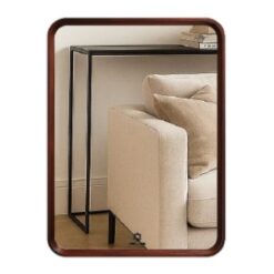 Gương viền gỗ Tần Bì GLS BF48R30 chữ nhật đứng 50x70cm