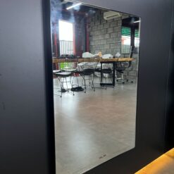 Gương viền nhôm màu Black Brushed GLS BF5BR30 chữ nhật đứng 50x70cm