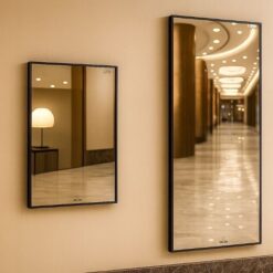 Gương viền nhôm màu Black Brushed GLS BF5BR30 chữ nhật đứng 50x70cm