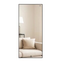 Gương viền nhôm màu Black Brushed GLS BF5BR70 toàn thân 60x160cm