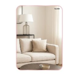 Gương viền nhôm màu champagne GLS VF14R30 chữ nhật đứng 50x70cm