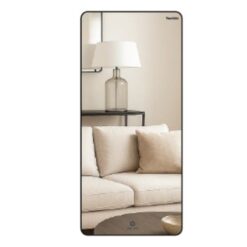 Gương viền nhôm màu đen GLS VF11R70 toàn thân 60x160cm
