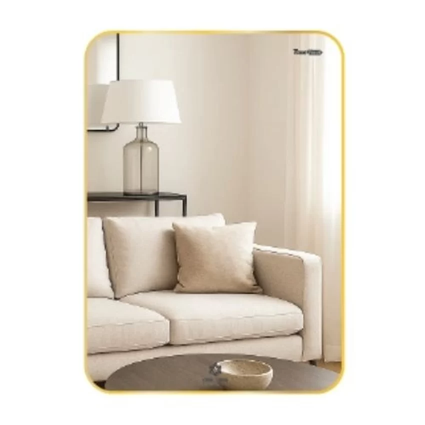 Gương viền nhôm màu gold GLS VF12R30 chữ nhật đứng 50x70cm 7 Gương viền nhôm màu gold GLS VF12R30 chữ nhật đứng 50x70cm