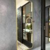 Gương viền nhôm màu gold GLS VF12R70 toàn thân 60x160cm