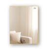 Gương viền nhôm màu Golden Brushed GLS BF5GR30 chữ nhật đứng 50x70cm 2 Gương viền nhôm màu Golden Brushed GLS BF5GR30 chữ nhật đứng 50x70cm