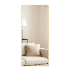Gương viền nhôm màu Golden Brushed GLS BF5GR70 toàn thân 60x160cm