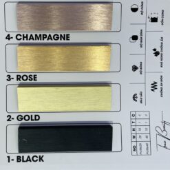 Gương viền nhôm màu rose GLS VF13C80 tròn D60cm